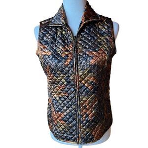 CHICO’S Fall Quilted Lightweight Vest Size 0 (S/4)